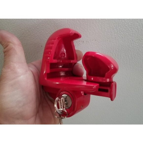 Universal Size Fits 1-7/8", 2", and 2-5/16" Couplers - Trailer Locks - Picture 2 of 3